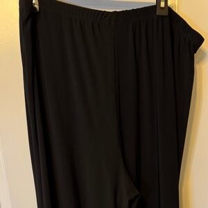 Avenue Black Wide-Leg Pull-On Pants | Size 22/24